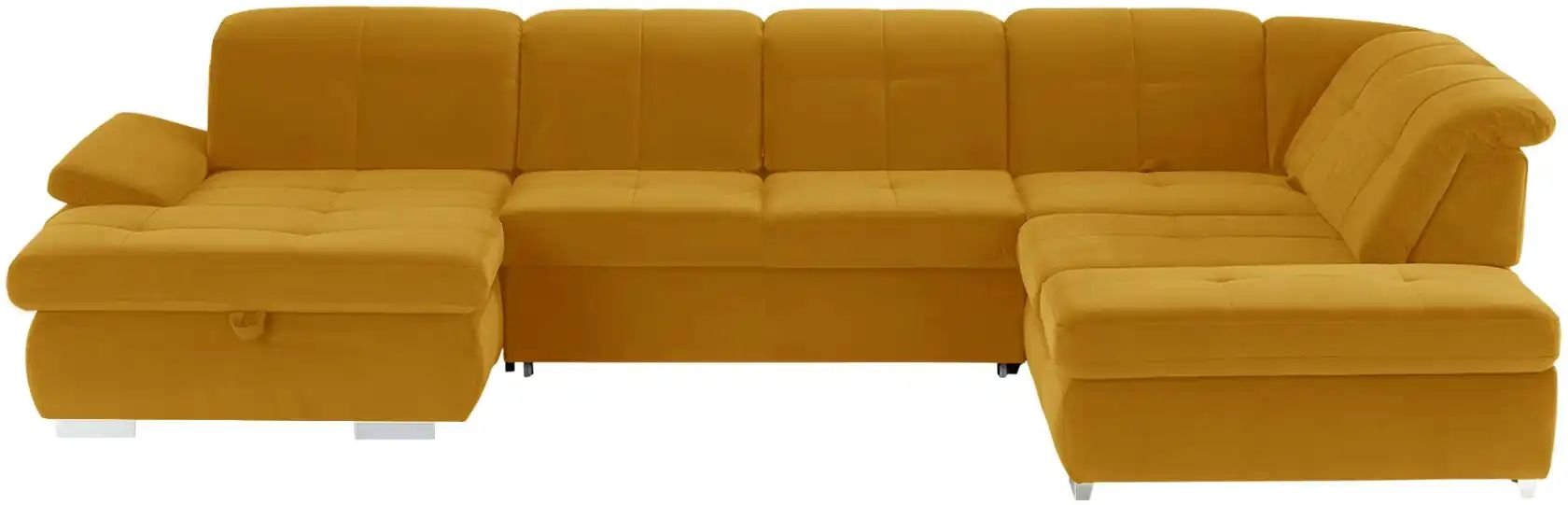 Lounge Collection Wohnlandschaft Mikrofaser Affair ¦ gelb ¦ Maße (cm): B: 371 H: 100 T: 260.0 Polstermöbel > Sofas > Sc...
