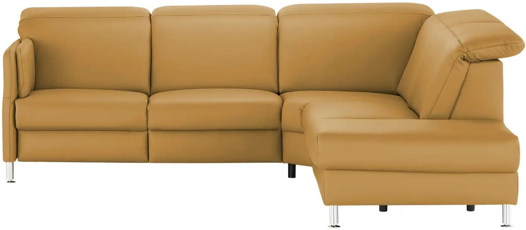 meinSofa Leder-Ecksofa Leon ¦ gelb ¦ Maße (cm): B: 259 H: 83 T: 236.0 Polstermöbel > Sofas > Ecksofas - Höffner