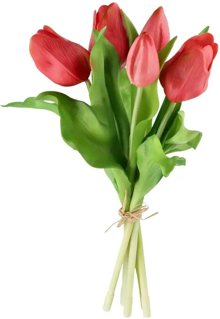 Tulpenbund ¦ rosa/pink ¦ Kunststoff ¦ Maße (cm): H: 28 Accessoires > Kunstblumen - Höffner