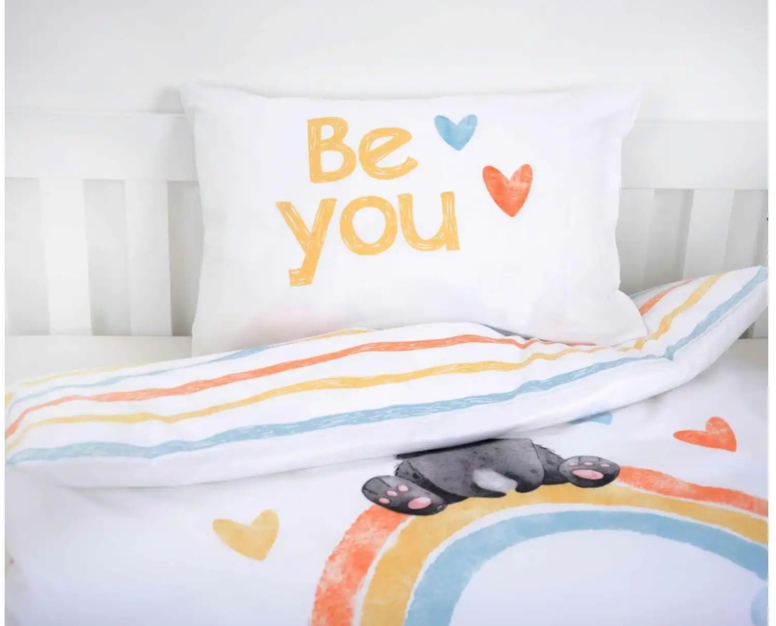 Herding Bettwäsche-Set Regenbogen Panda ¦ mehrfarbig ¦ Maße (cm): B: 100 H: 1 Bettwaren > Bettwäsche > Kinderbettwäsche...