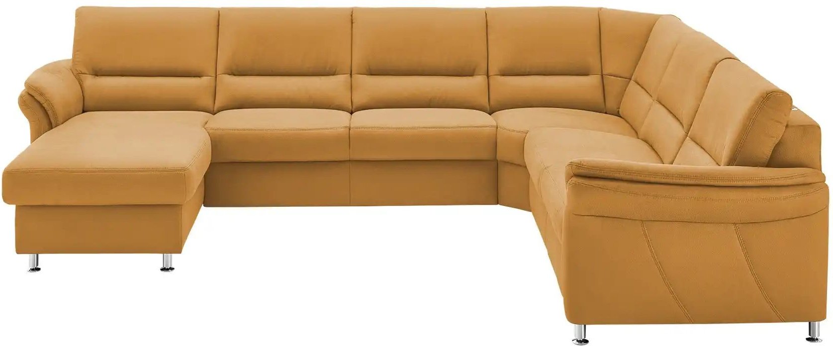 Thumbnail - meinSofa Wohnlandschaft mit Boxspringpolsterung Donald ¦ gelb ¦ Maße (cm): B: 330 H: 89 T: 173.0 Polstermöbel > Sofas >...