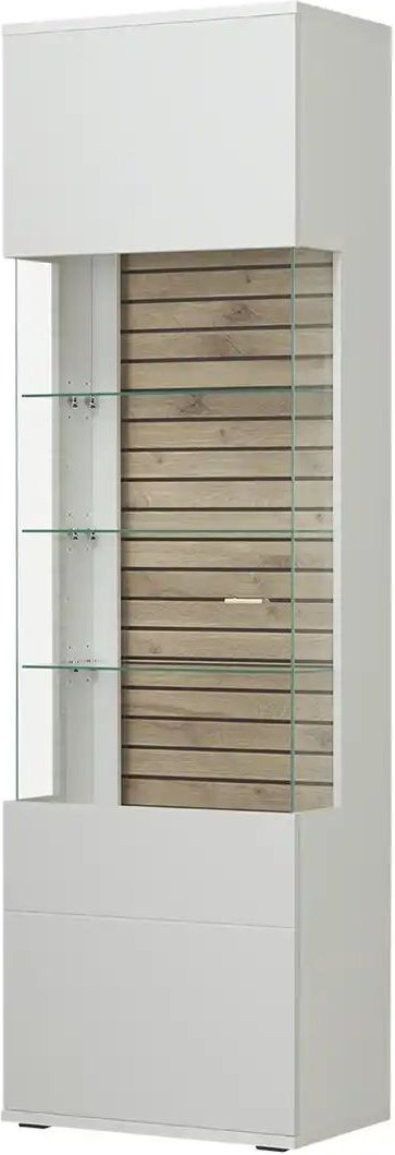 uno Vitrine Amelia ¦ weiß ¦ Maße (cm): B: 60 H: 200 T: 38.0 Schränke > Vitrinen - Höffner
