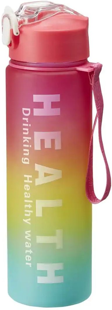 KHG Trinkflasche ¦ mehrfarbig ¦ Kunststoff ¦ Maße (cm): B: 6,8 H: 6,8 T: 25.0 Gläser & Karaffen - Höffner