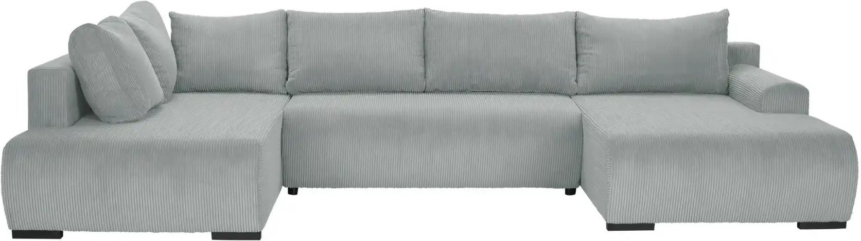 smart Wohnlandschaft Nelly ¦ grau ¦ Maße (cm): B: 345 H: 85 T: 202.0 Polstermöbel > Sofas > Wohnlandschaften - Höffner