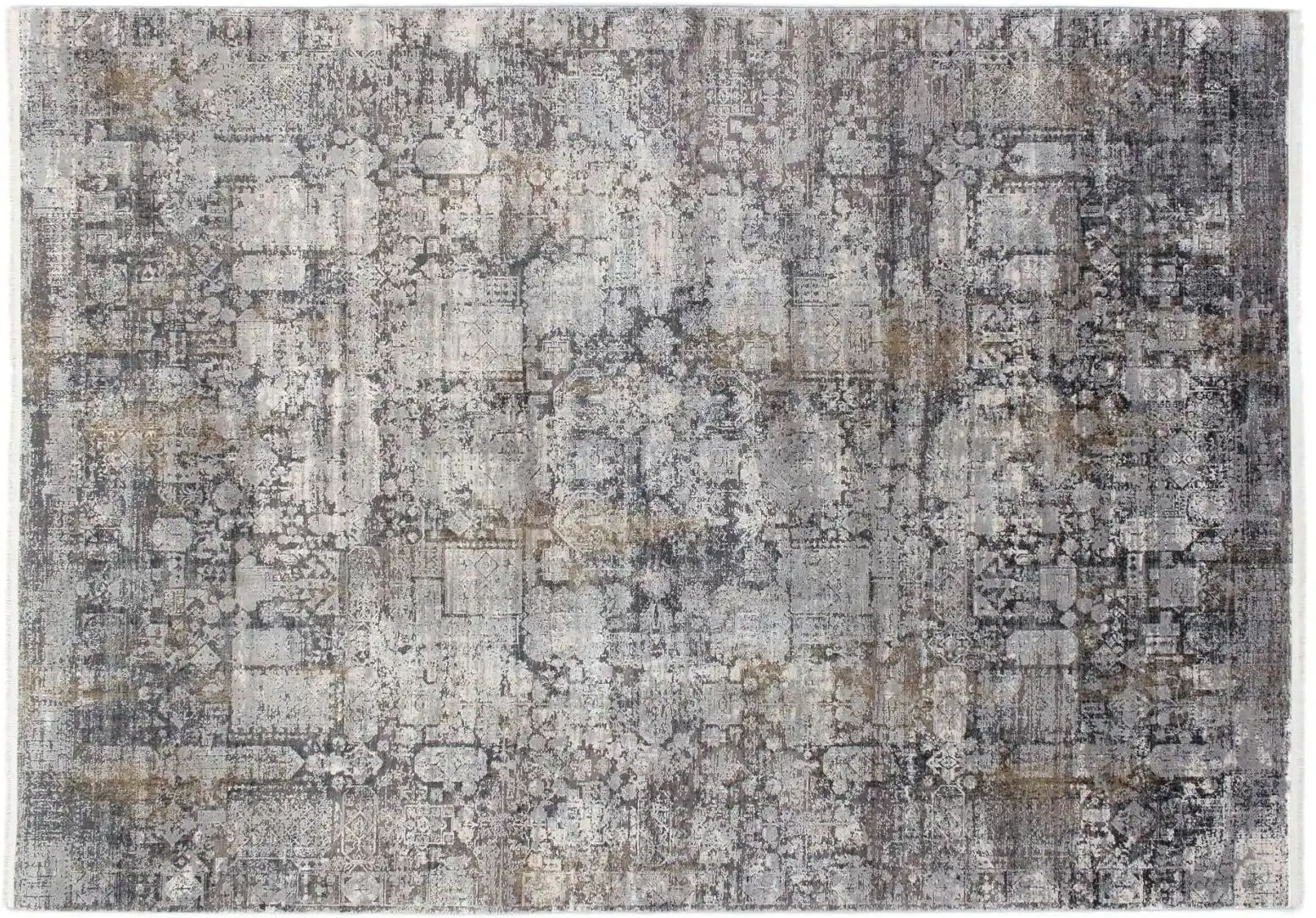 Musterring Teppich ¦ grau ¦ Viskose,Synthetische Fasern ¦ Maße (cm): B: 160 Teppiche > Wohnteppiche - Höffner