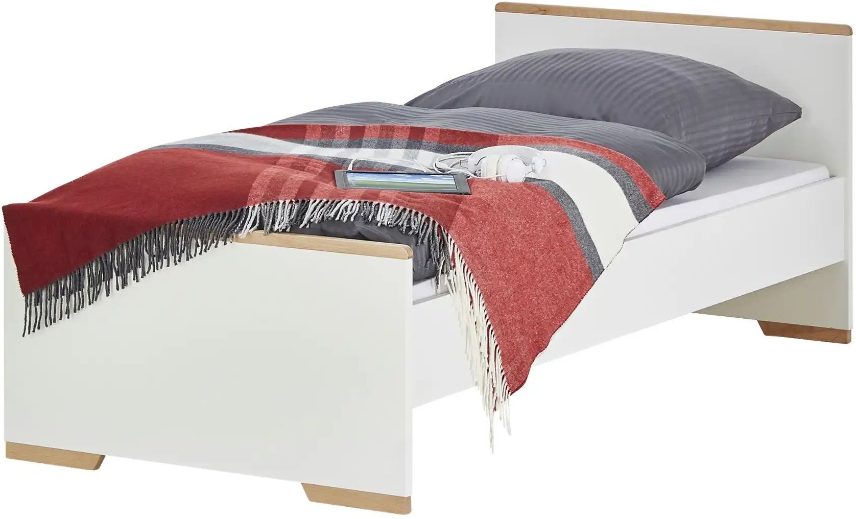 pinio Bett Soe ¦ weiß ¦ Maße (cm): B: 205 H: 76 T: 96.0 Betten > Bettgestelle - Höffner