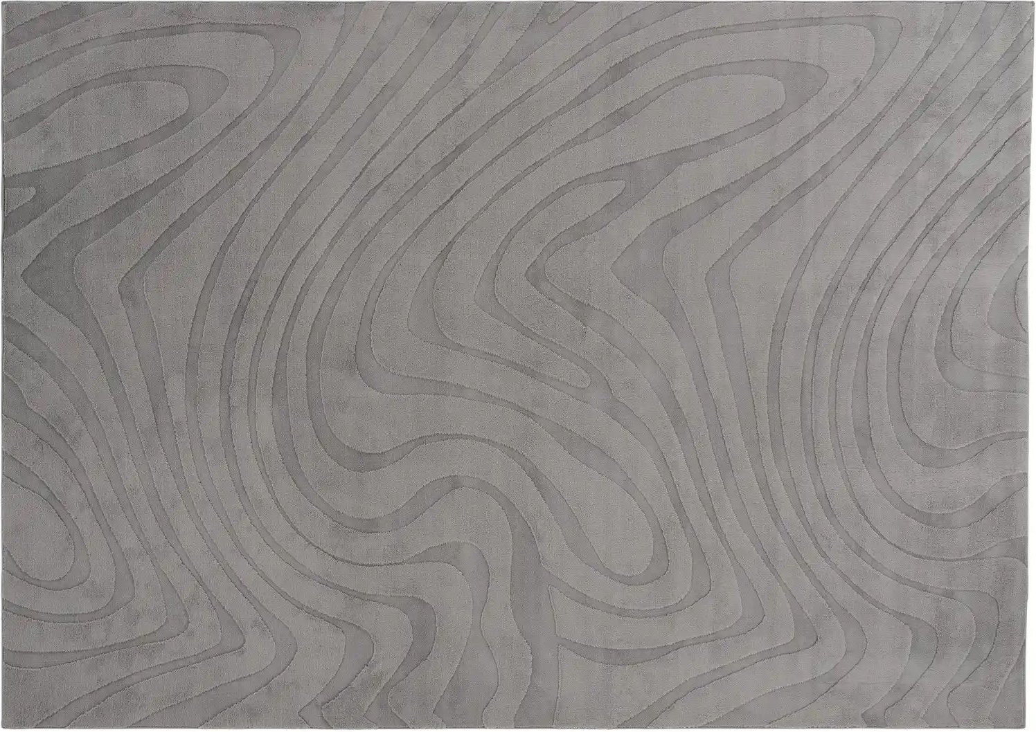 como Webteppich Wave ¦ grau ¦ Synthetische Fasern ¦ Maße (cm): B: 160 Teppiche > Kurzflorteppiche - Höffner