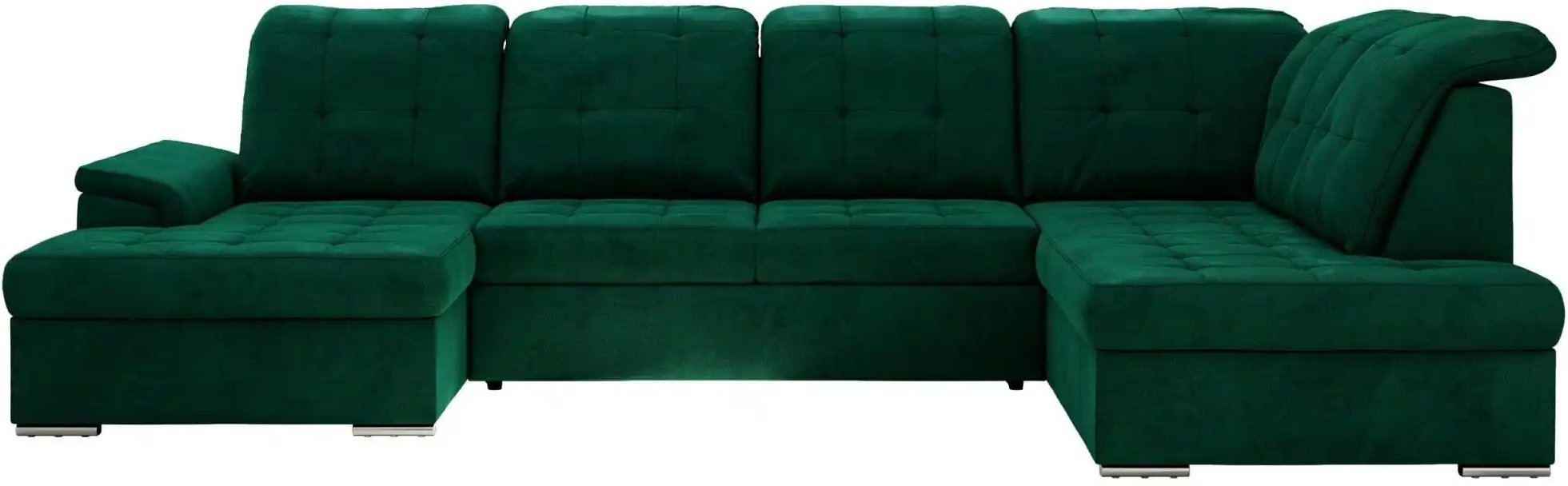 Wohnlandschaft mit Schlaffunktion Madrito ¦ grün ¦ Maße (cm): B: 323 H: 89 Polstermöbel > Sofas > Schlafsofas - Höffner