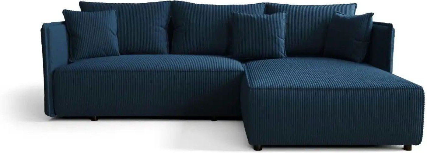 Ecksofa mit Schlaffunktion Milano ¦ blau ¦ Maße (cm): B: 245 H: 85 Polstermöbel > Sofas > 3-Sitzer - Höffner