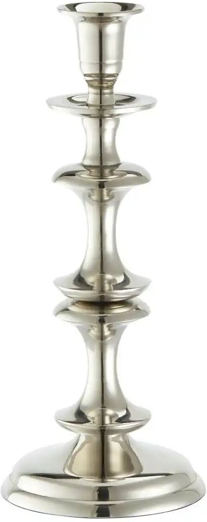 Thumbnail - HOME STORY Kerzenständer ¦ silber ¦ Aluminium ¦ Maße (cm): B: 12 H: 28 T: 12.0 Accessoires > Kerzen & Kerzenständer > ...