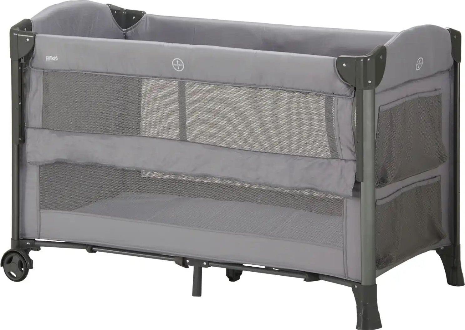 Fillikid Reisebett ¦ grau ¦ Maße (cm): B: 65 H: 77 T: 125.0 Baby > Babymöbel > Babybetten - Höffner