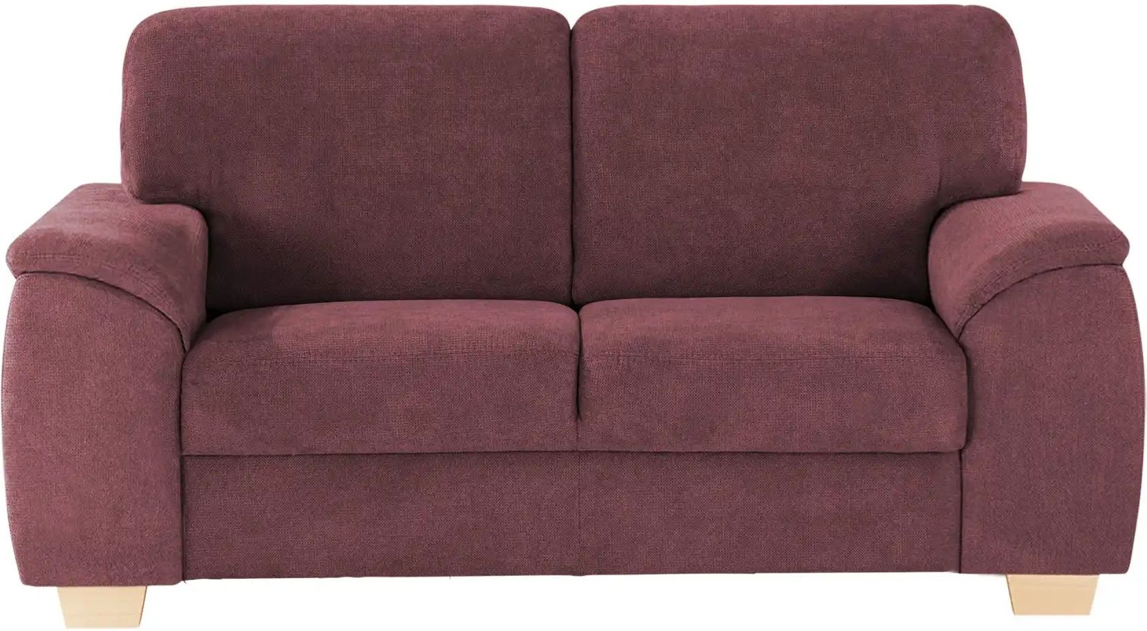 smart Sofa Valencia ¦ rot ¦ Maße (cm): B: 180 H: 90 T: 93.0 Polstermöbel > Sofas > 2-Sitzer - Höffner