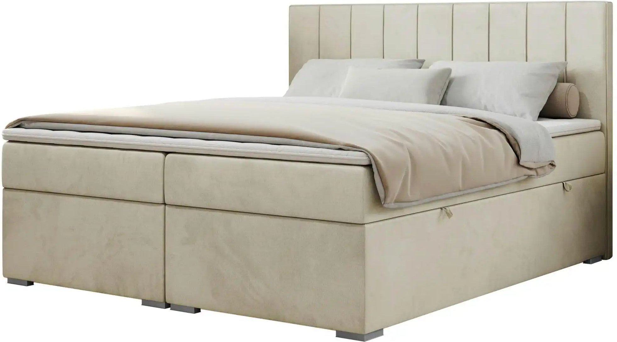 Boxbett mit Bettkasten Ally ¦ beige ¦ Maße (cm): B: 120 H: 118 Betten > Komfortbetten - Höffner