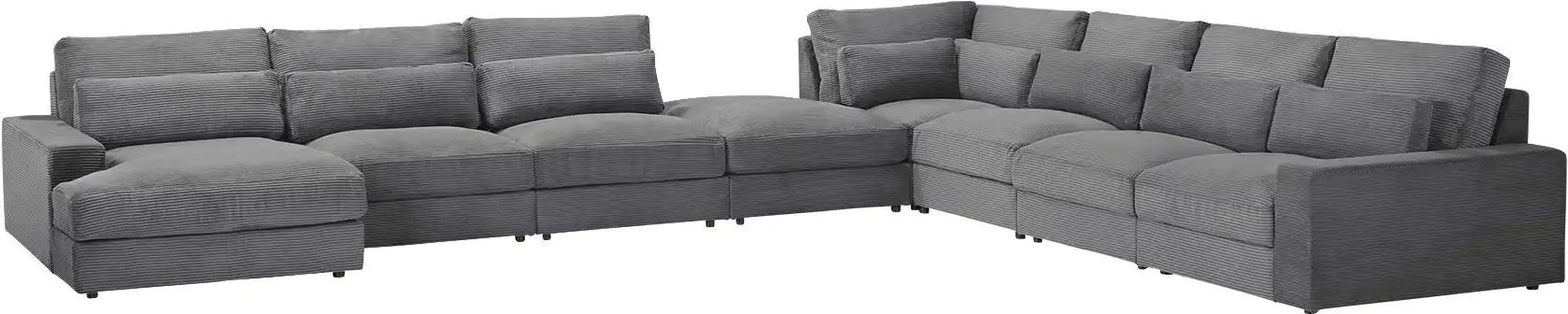 Wohnlandschaft Branna ¦ grau ¦ Maße (cm): B: 502 H: 88 T: 412.0 Polstermöbel > Sofas > Wohnlandschaften - Höffner