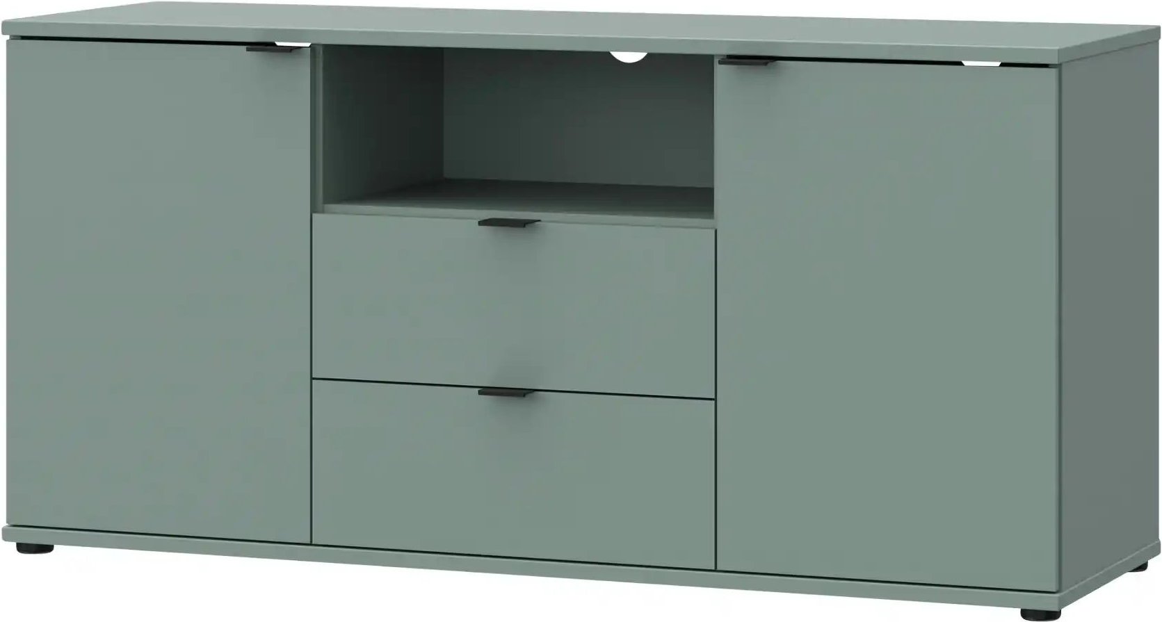 TV-Lowboard Gannano ¦ grün ¦ Maße (cm): B: 129,8 H: 63,1 T: 41.3 Kommoden & Sideboards > Lowboards - Höffner