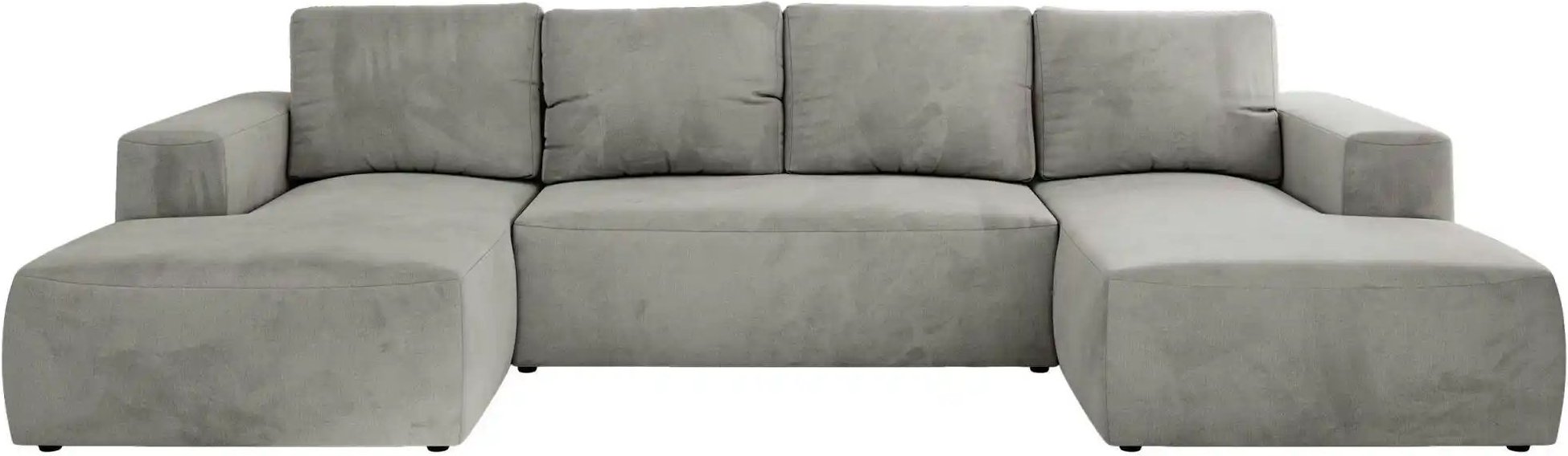 Wohnlandschaft mit Schlaffunktion Trentino ¦ grau ¦ Maße (cm): B: 334 H: 91 Polstermöbel > Sofas > Schlafsofas - Höffner