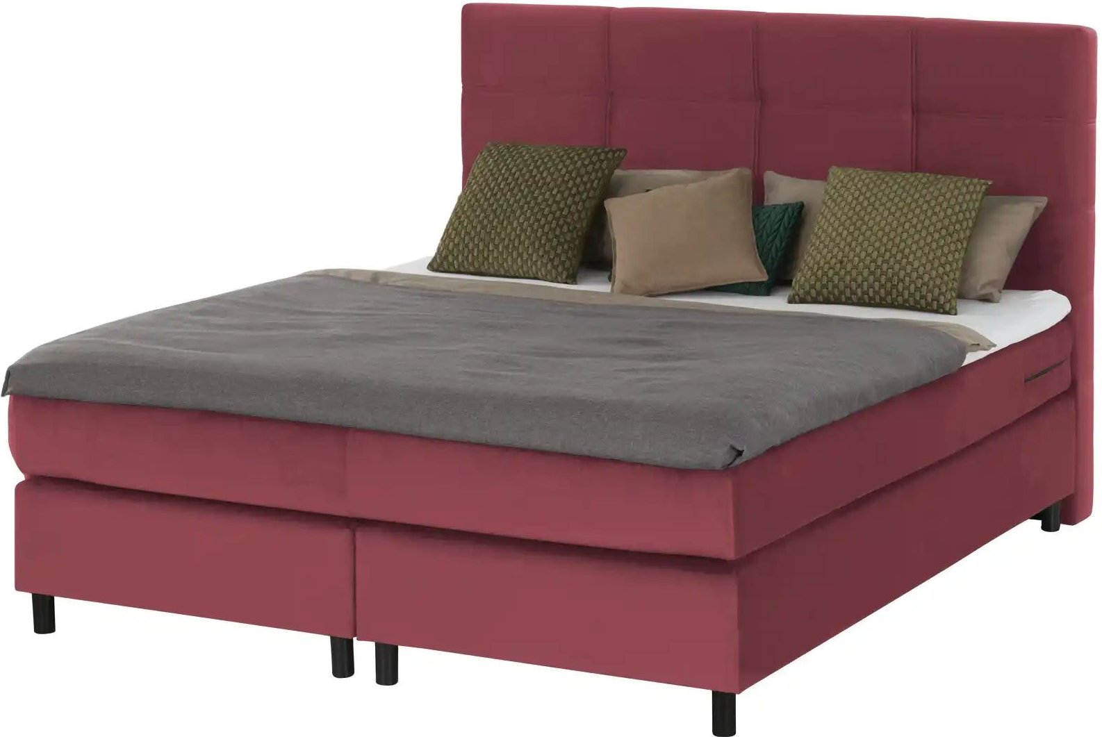Boxspringbett  Wind ¦ rot ¦ Maße (cm): B: 180 H: 152 Betten > Boxspringbetten - Höffner