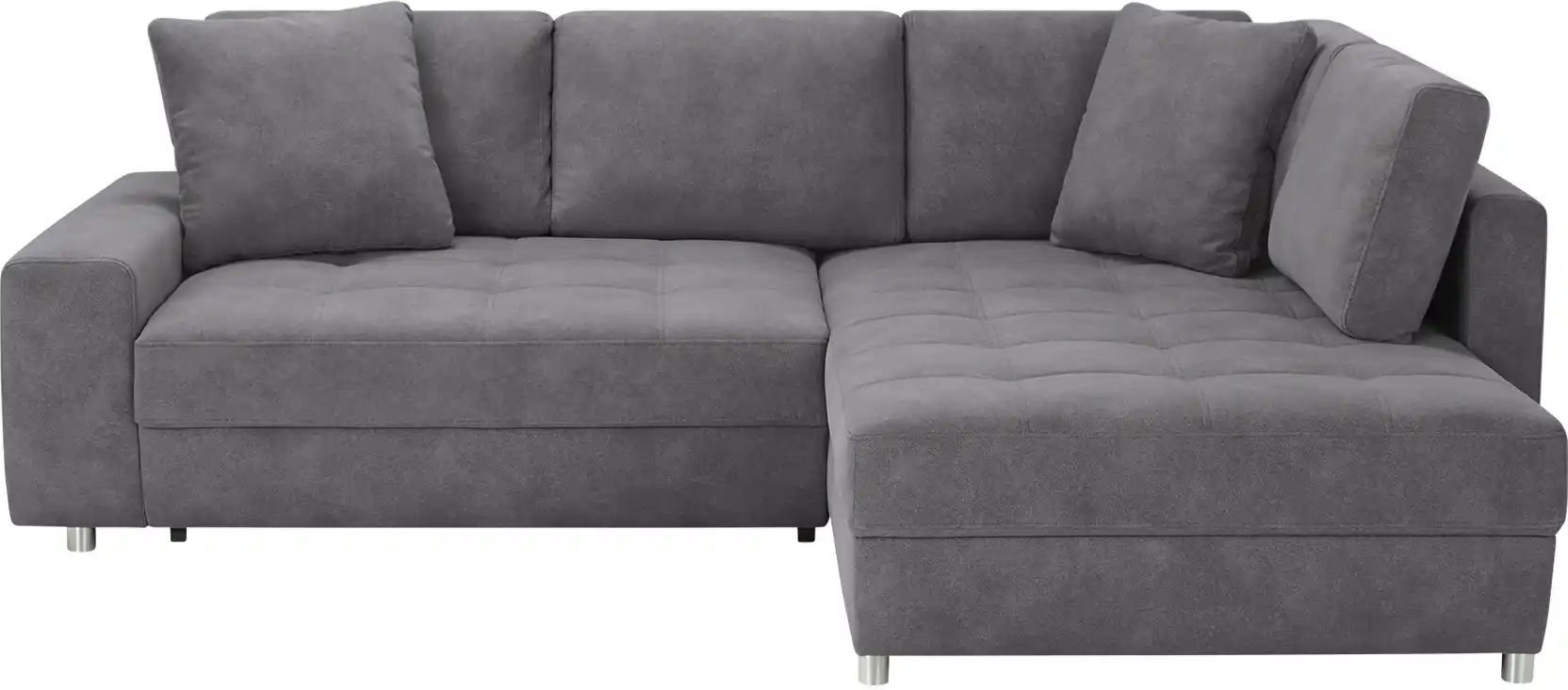 bobb Ecksofa mit pflegeleichtem Bezugsstoff Arissa de Luxe ¦ grau ¦ Maße (cm): B: 265 H: 84 T: 215.0 Polstermöbel > Sofa...