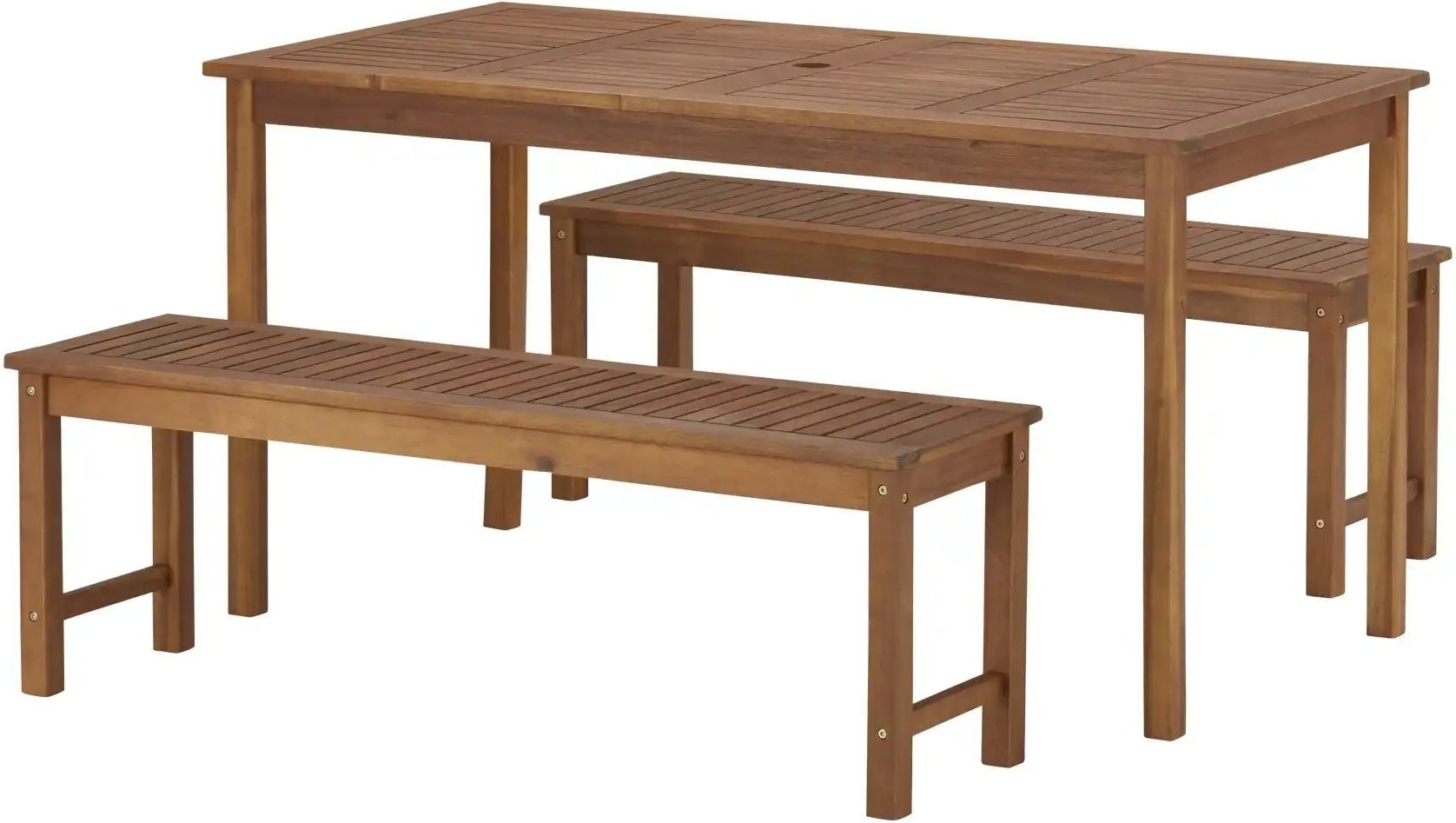 Yorkshire Bank-Set Honduras ¦ holzfarben Garten > Gartenmöbel > Gartenmöbelsets - Höffner