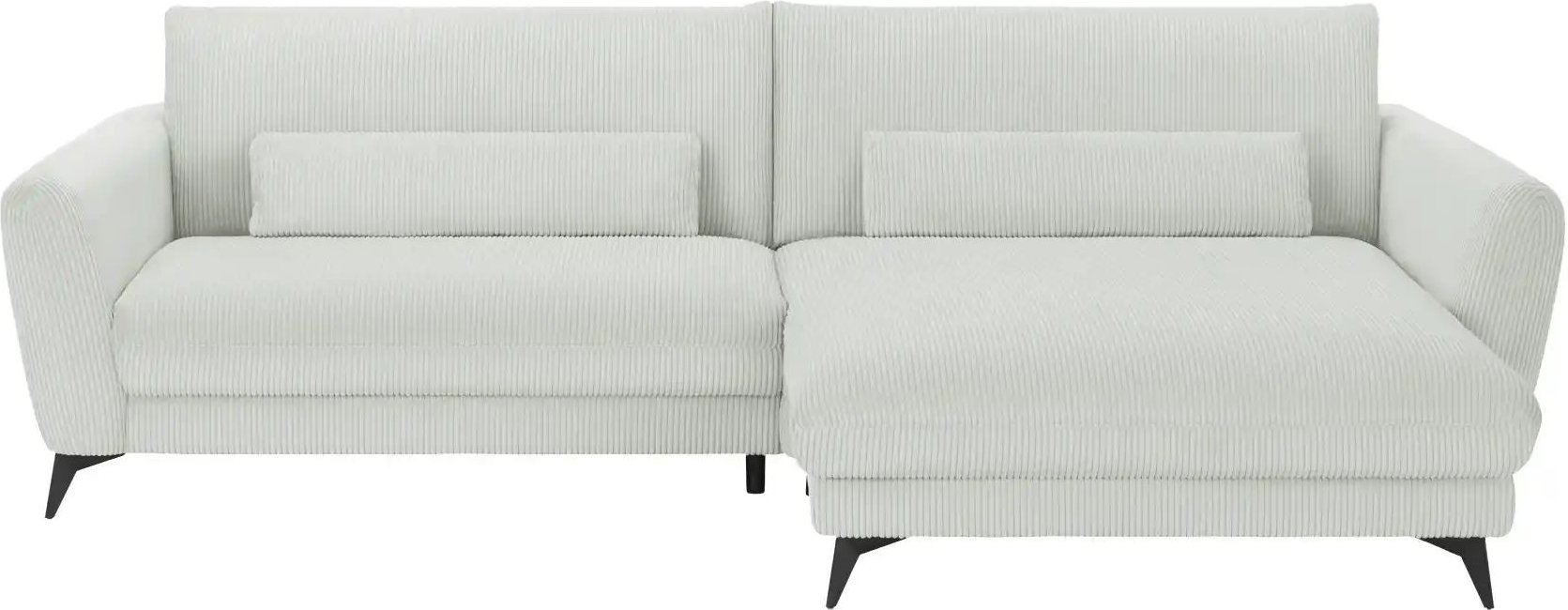 Thumbnail - Ecksofa Cordstoff Amina ¦ grau ¦ Maße (cm): B: 288 H: 81 T: 194.0 Polstermöbel > Sofas > Ecksofas - Höffner