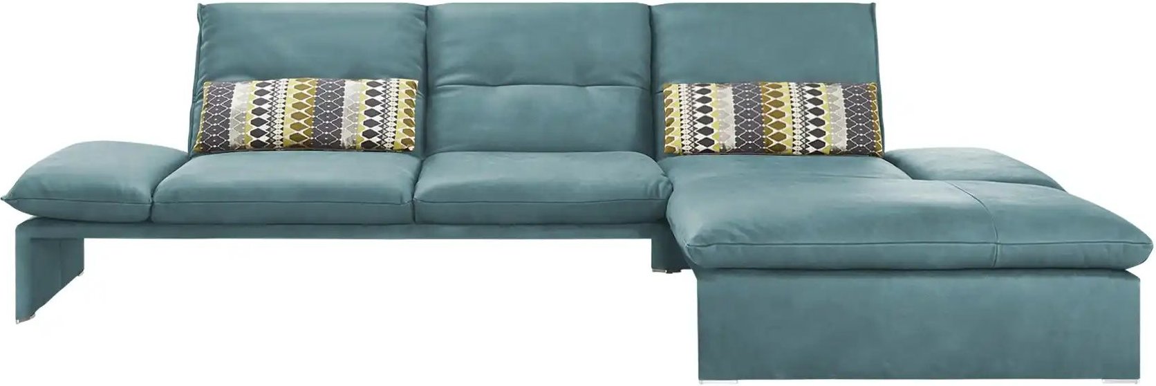 KOINOR Leder-Ecksofa Humfrey ¦ türkis/petrol ¦ Maße (cm): B: 314 H: 93 T: 159.0 Polstermöbel > Sofas > Ecksofas - Höffn...