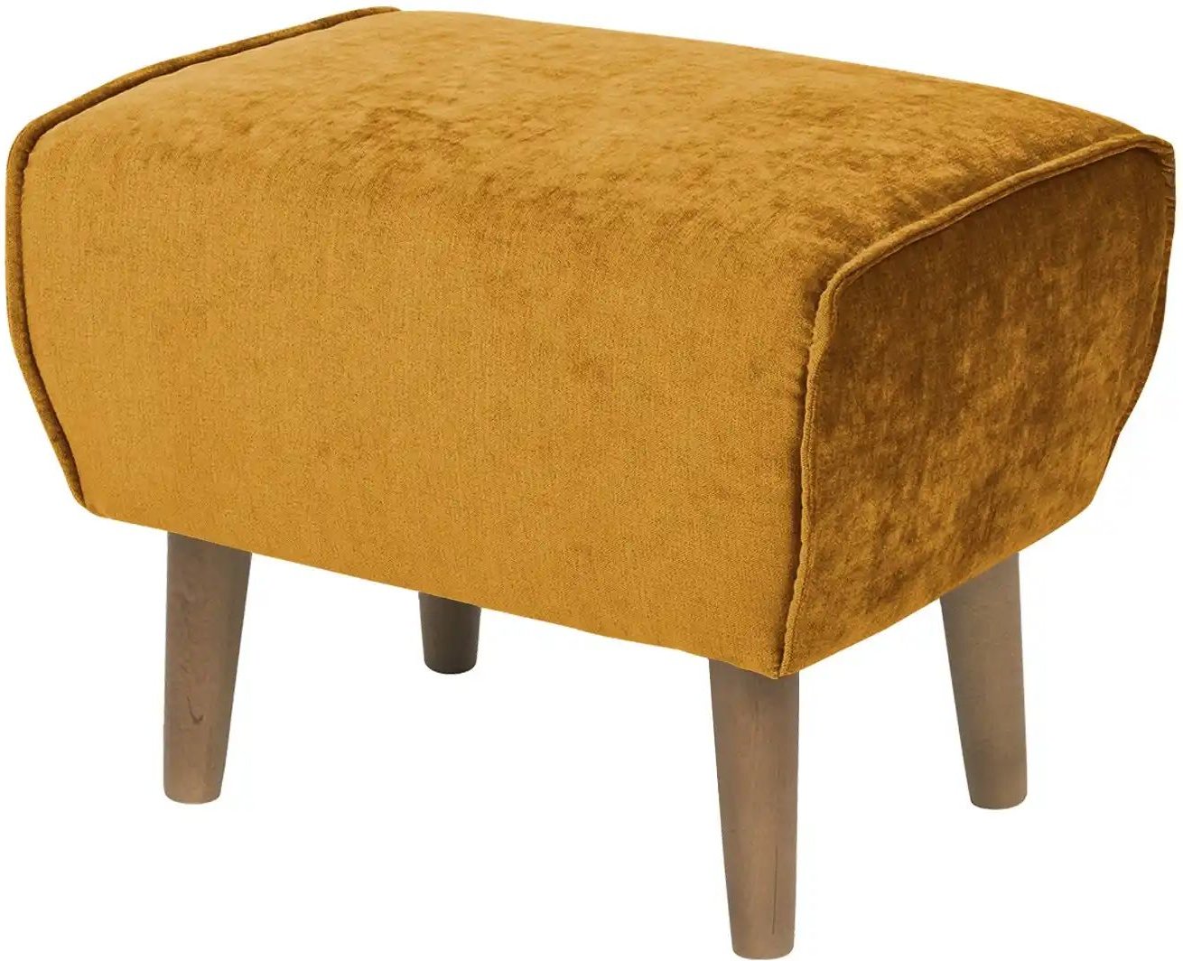 SOHO Hocker  Ellinor ¦ gelb ¦ Maße (cm): B: 56 H: 46 T: 41.0 Polstermöbel > Hocker - Höffner