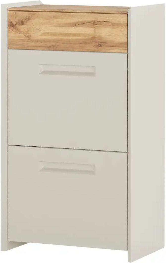 Wohnwert Schuhkommode Azzura ¦ creme ¦ Maße (cm): B: 57 H: 100 T: 35.0 Garderoben & Kleiderstangen > Garderoben Schuhsc...
