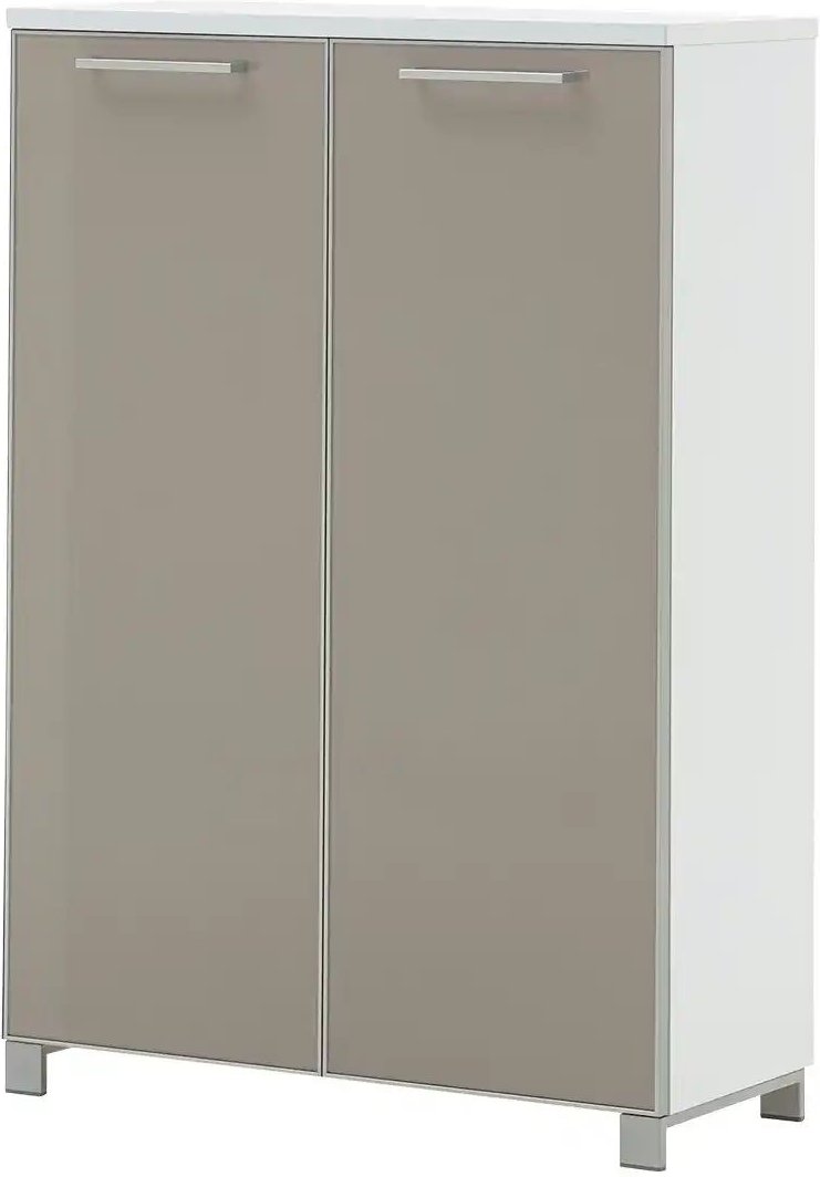 Schuhkommode Duna ¦ beige ¦ Maße (cm): B: 84 H: 126 T: 37.0 Garderoben & Kleiderstangen > Garderoben Schuhschränke - Hö...