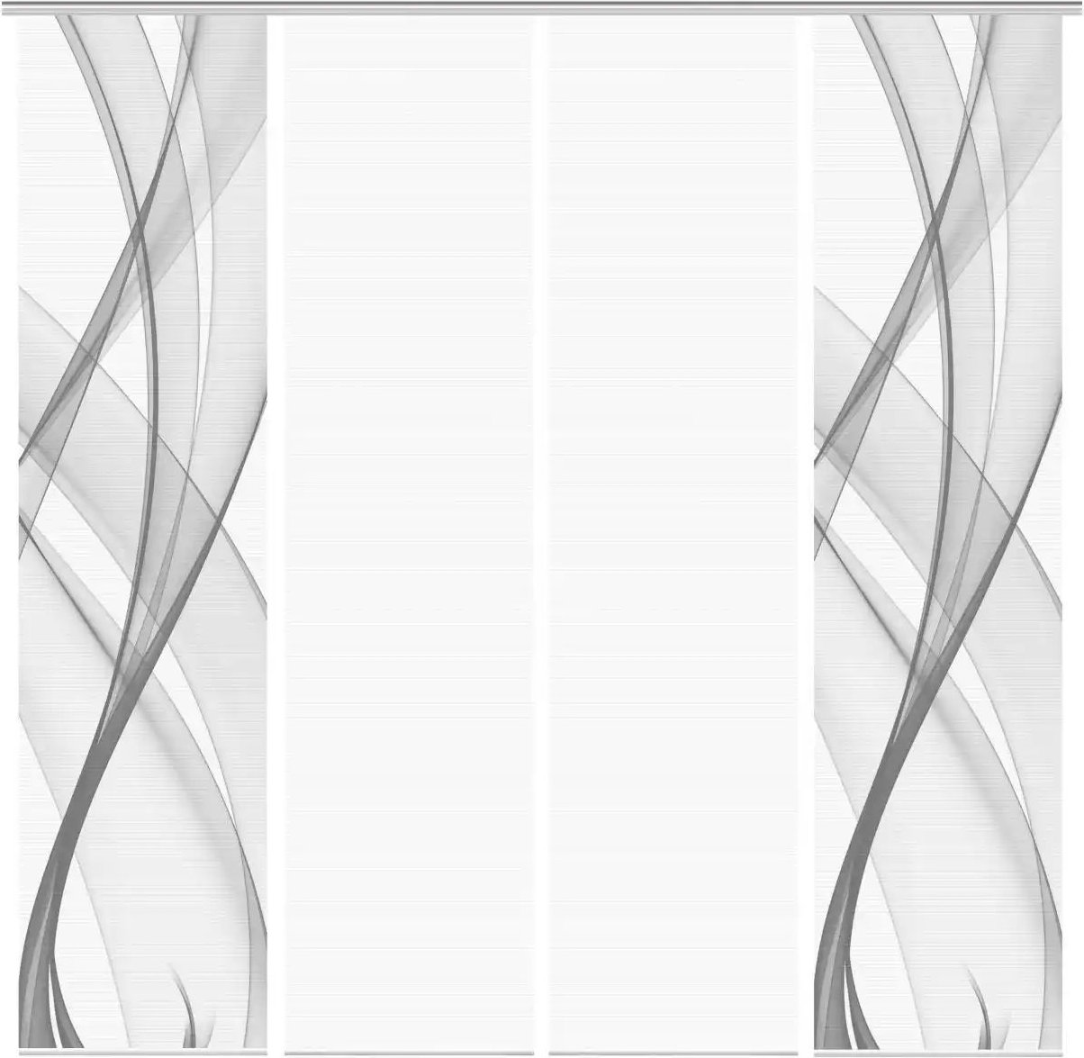 VISION S Schiebevorhang ¦ grau ¦ Synthetik ¦ Maße (cm): B: 60 H: 260 Gardinen & Rollos > Gardinen & Vorhänge > Schiebe...