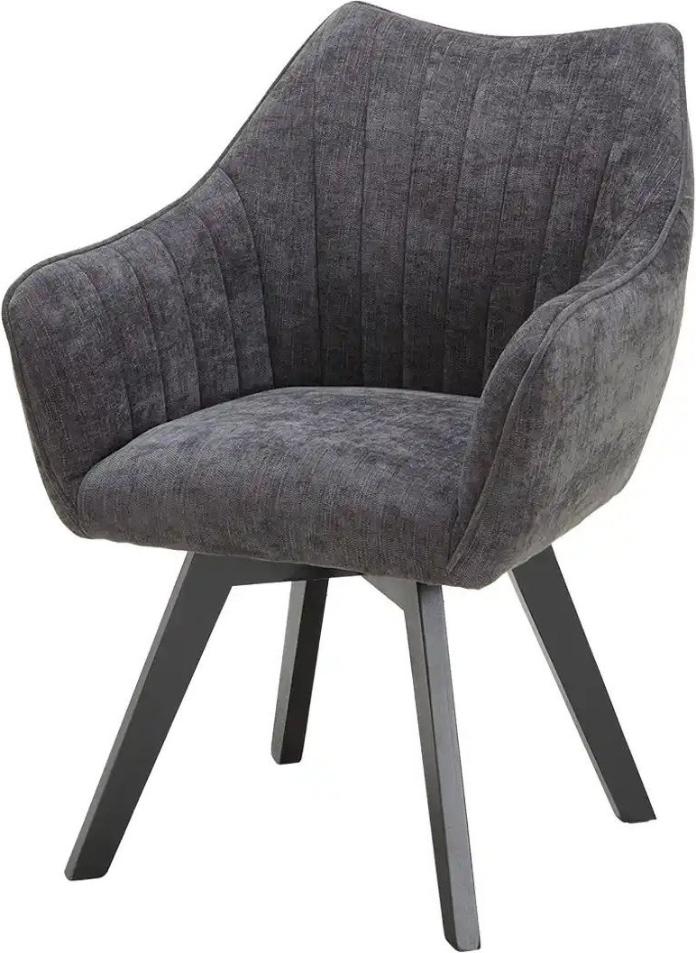 uno Armlehnstuhl drehbar Nairobi ¦ grau ¦ Maße (cm): B: 63 H: 88 T: 62.0 Stühle > Esszimmerstühle > Esszimmerstühle mit ...