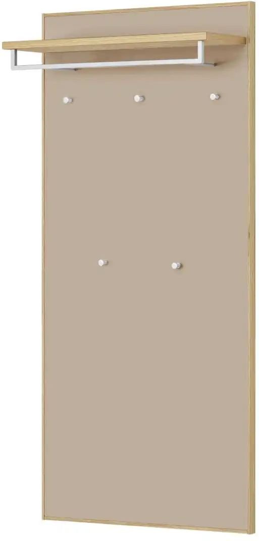 Garderobenpaneel Tiba ¦ creme ¦ Holzwerkstoff ¦ Maße (cm): B: 83 H: 183 T: 29.0 Garderoben & Kleiderstangen > Wandgarde...