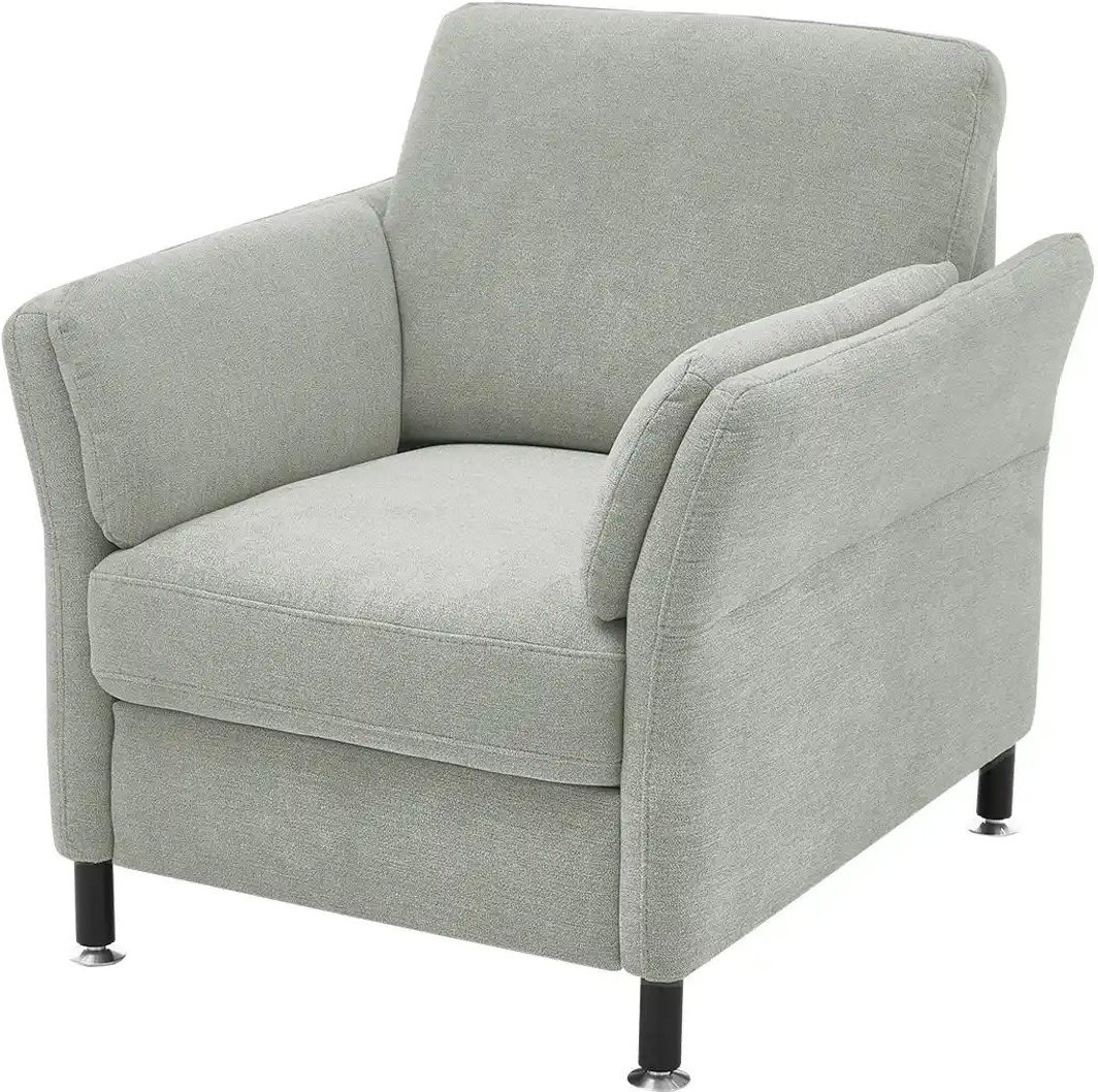 meinSofa Sessel mit Hocker  Veit ¦ grau ¦ Maße (cm): B: 86 H: 90 T: 93.0 Polstermöbel > Sessel > Relaxsessel - Höffner
