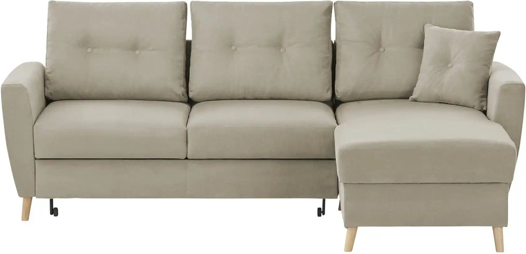 Thumbnail - Ecksofa Carla ¦ beige ¦ Maße (cm): B: 230 H: 93 T: 159.0 Polstermöbel > Sofas > 3-Sitzer - Höffner