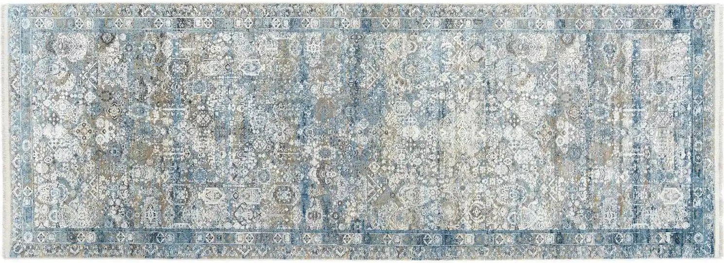 Teppich ¦ grau ¦ Viskose ¦ Maße (cm): B: 80 H: 0,8 Teppiche > Läufer - Höffner