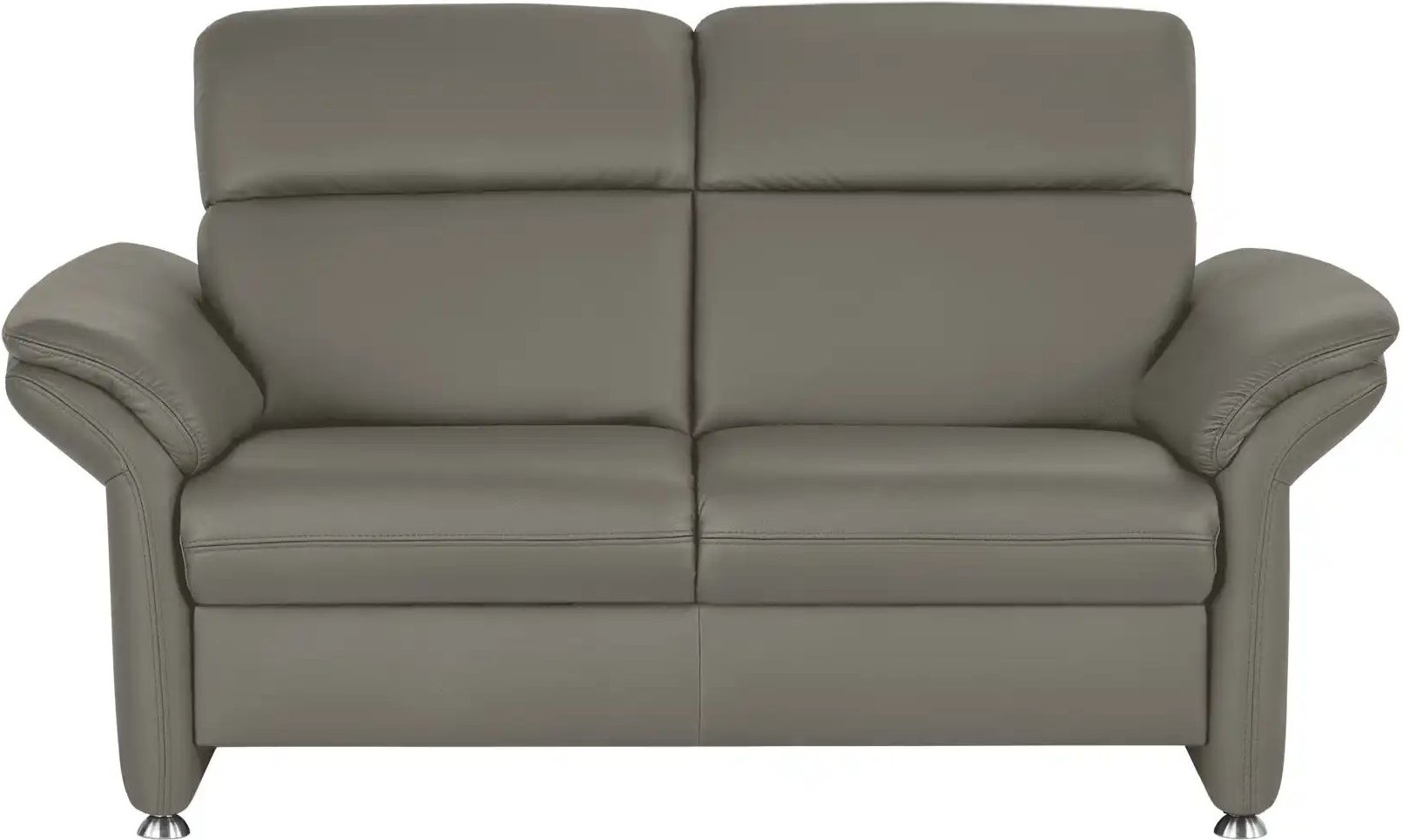 meinSofa Einzelsofa Leder Manon ¦ grau ¦ Maße (cm): B: 170 H: 94 T: 92.0 Polstermöbel > Sofas > 2-Sitzer - Höffner