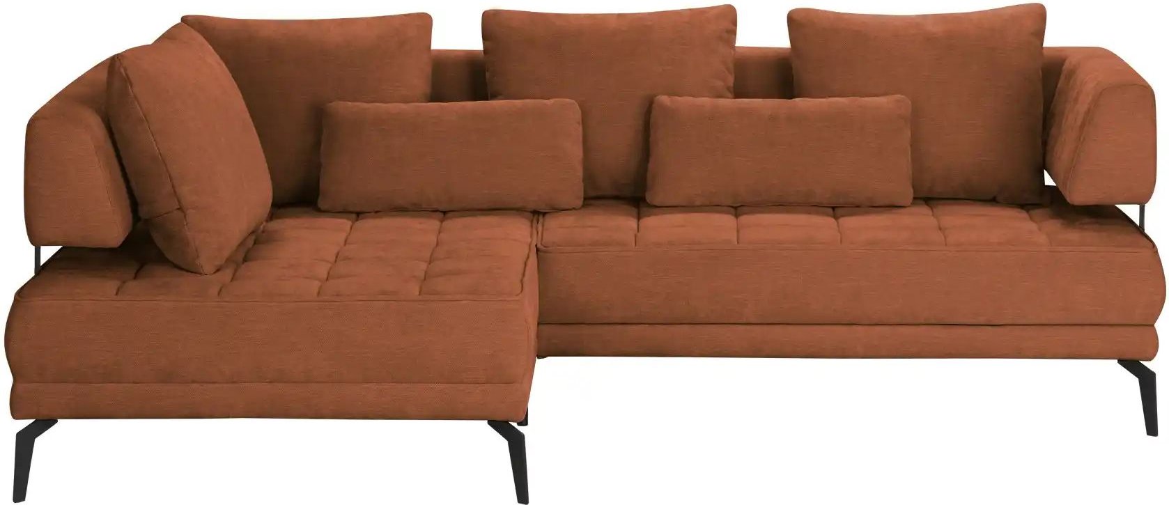 switch Ecksofa Giotto ¦ kupfer ¦ Maße (cm): B: 242 H: 85 T: 176.0 Polstermöbel > Sofas > Ecksofas - Höffner