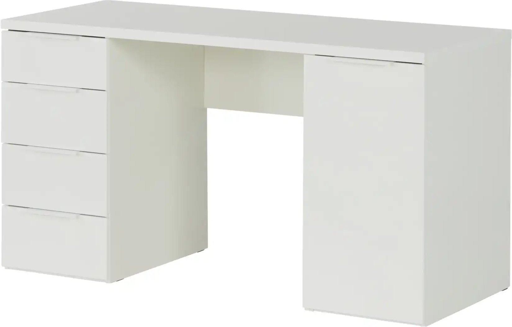 Schreibtisch Este ¦ weiß ¦ Maße (cm): B: 145,9 H: 75,4 T: 59.6 Tische > Schreibtische - Höffner