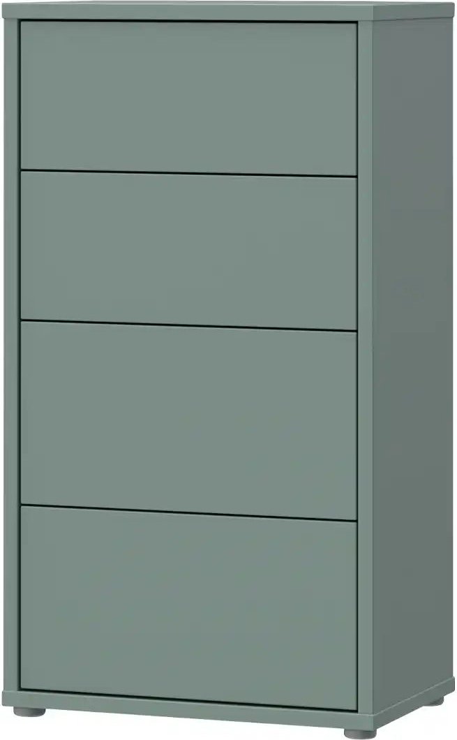 Kommode Bolognano ¦ grün ¦ Maße (cm): B: 54,8 H: 99,1 T: 34.9 Kommoden & Sideboards > Kommoden - Höffner