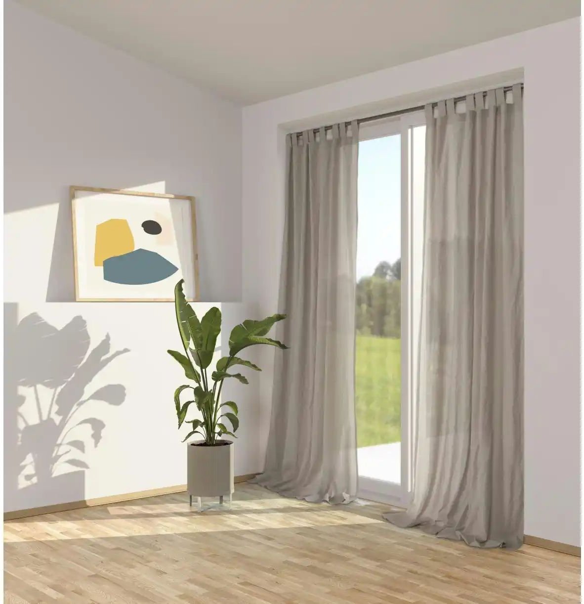 Jette Home Schlaufenschal ¦ beige ¦ Baumwolle ¦ Maße (cm): B: 145 Gardinen & Rollos > Gardinen & Vorhänge > Schlaufens...