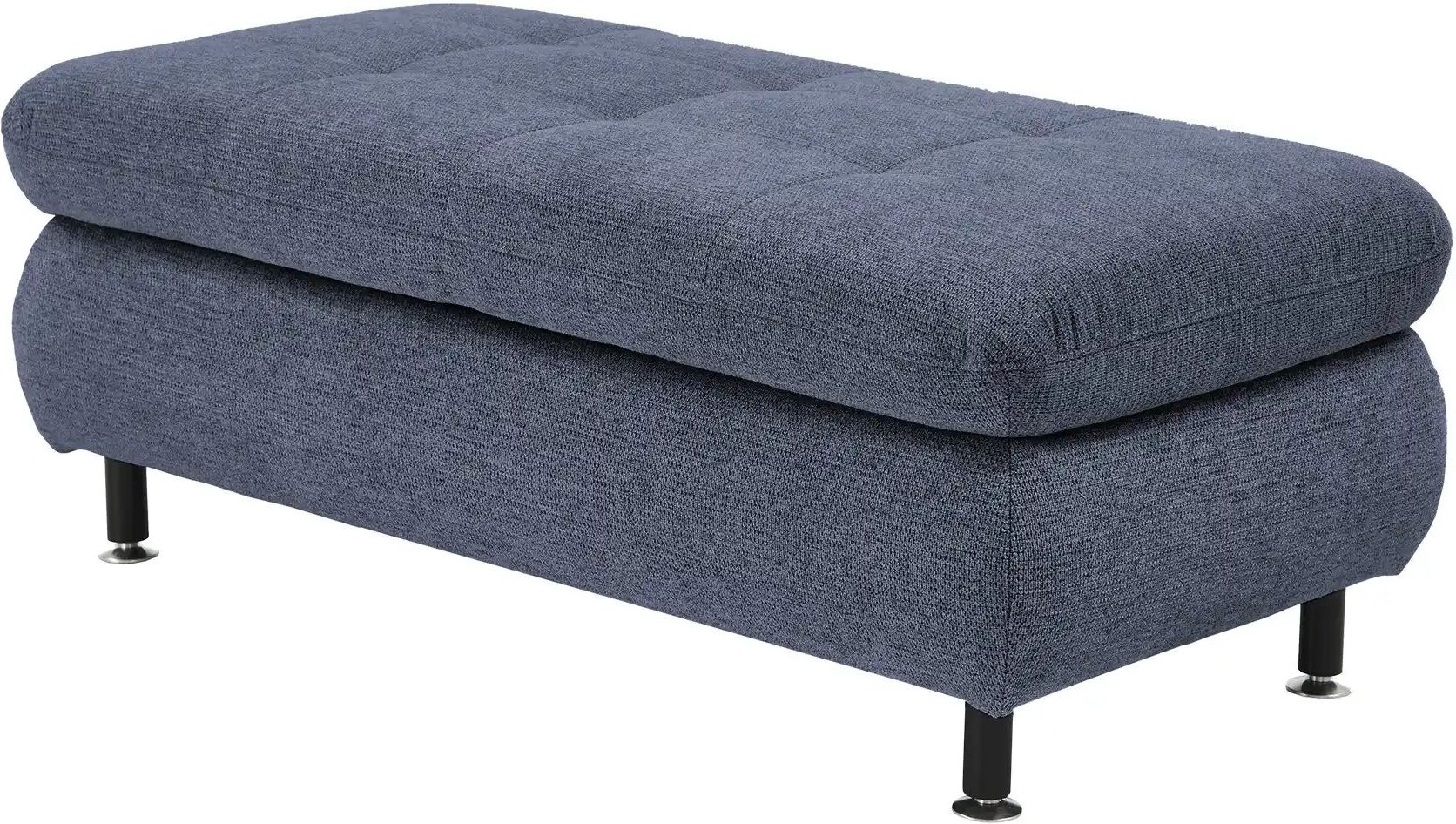 Lounge Collection Polsterhocker Liora ¦ blau ¦ Maße (cm): B: 129 H: 47 T: 64.0 Polstermöbel > Hocker - Höffner