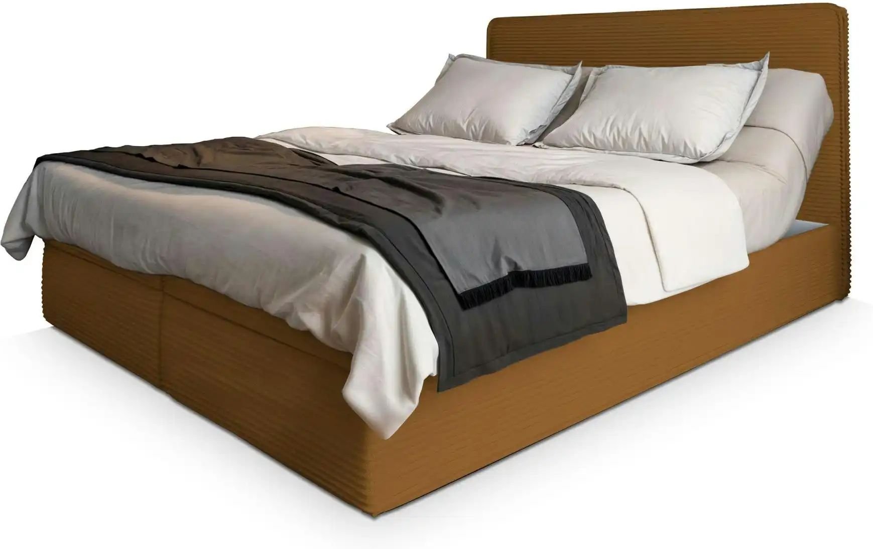 MASSENO Boxbett mit Bettkasten Astor ¦ gelb ¦ Maße (cm): B: 180 H: 98 Betten > Polsterbetten - Höffner