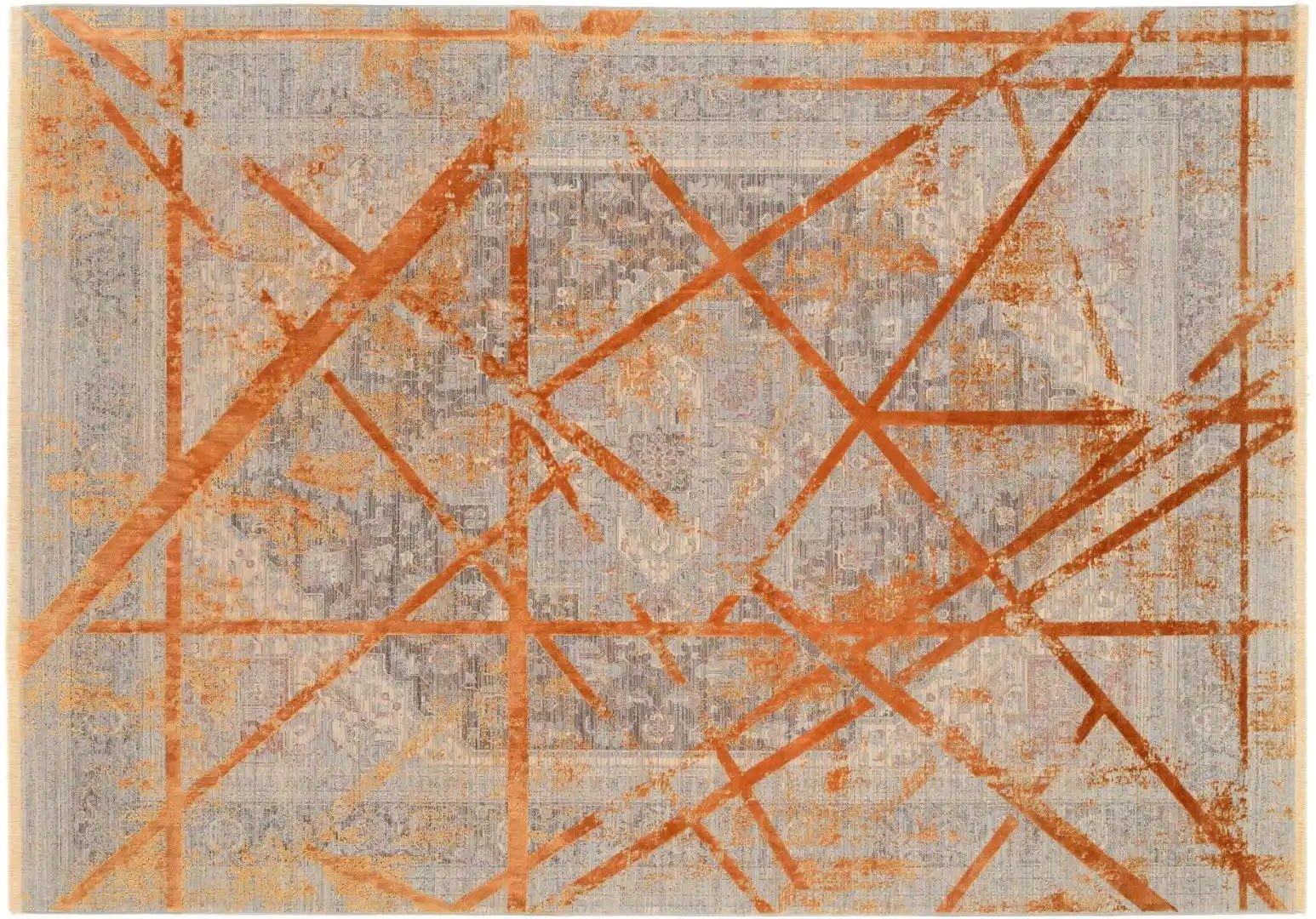 Musterring Teppich ¦ orange ¦ Synthetische Fasern,Viskose ¦ Maße (cm): B: 240 H: 0,7 Teppiche > Wohnteppiche - Höffner