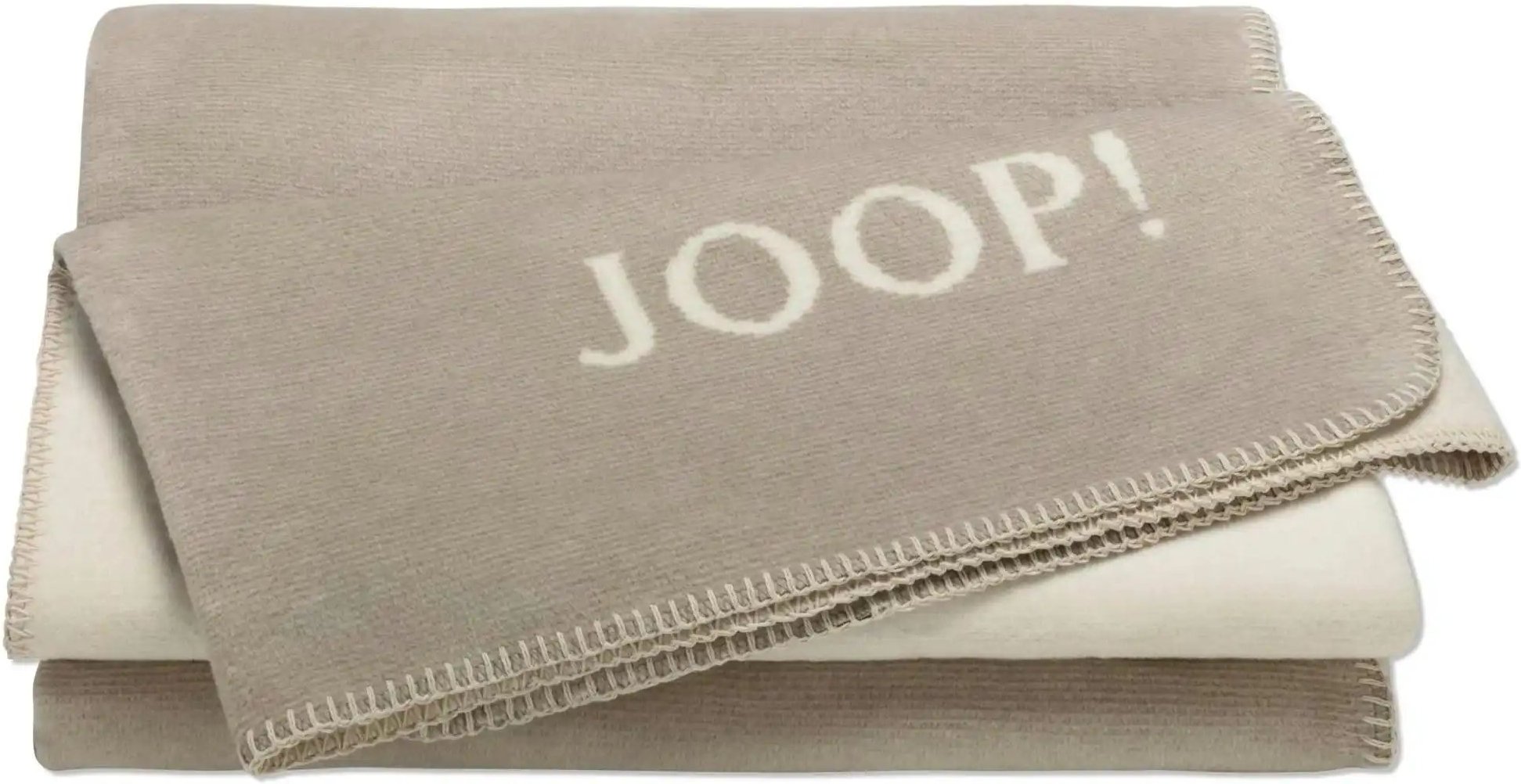 JOOP! Wohndecke Melange Doubleface ¦ grau ¦ Baumwollmischgewebe ¦ Maße (cm): B: 150 H: 1 Dekokissen & Decken > Kuschel...