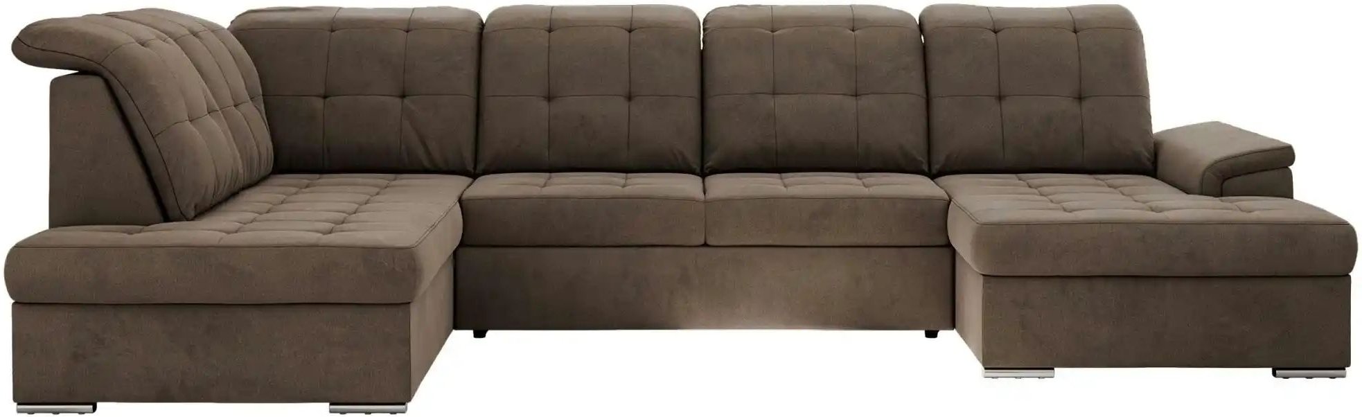 Wohnlandschaft mit Schlaffunktion Madrito ¦ braun ¦ Maße (cm): B: 323 H: 89 Polstermöbel > Sofas > Schlafsofas - Höffner