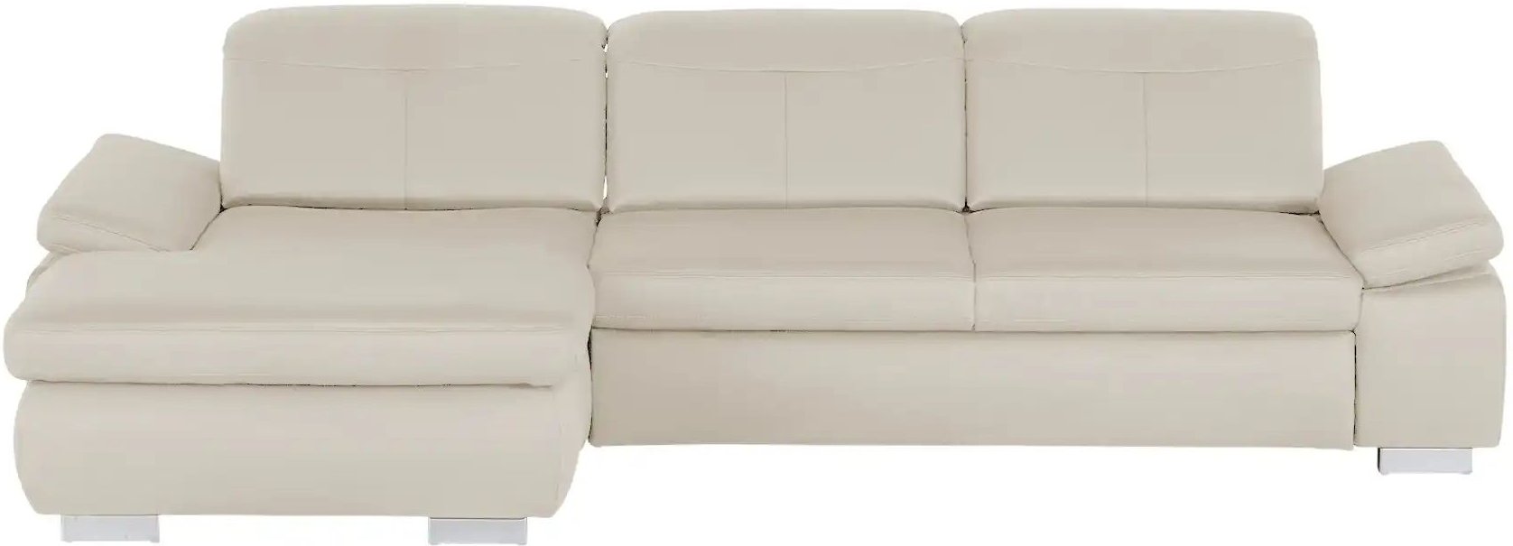 Lounge Collection Ecksofa aus Mikrofaser Kathrin ¦ creme ¦ Maße (cm): B: 309 H: 85 T: 195.0 Polstermöbel > Sofas > Eckso...