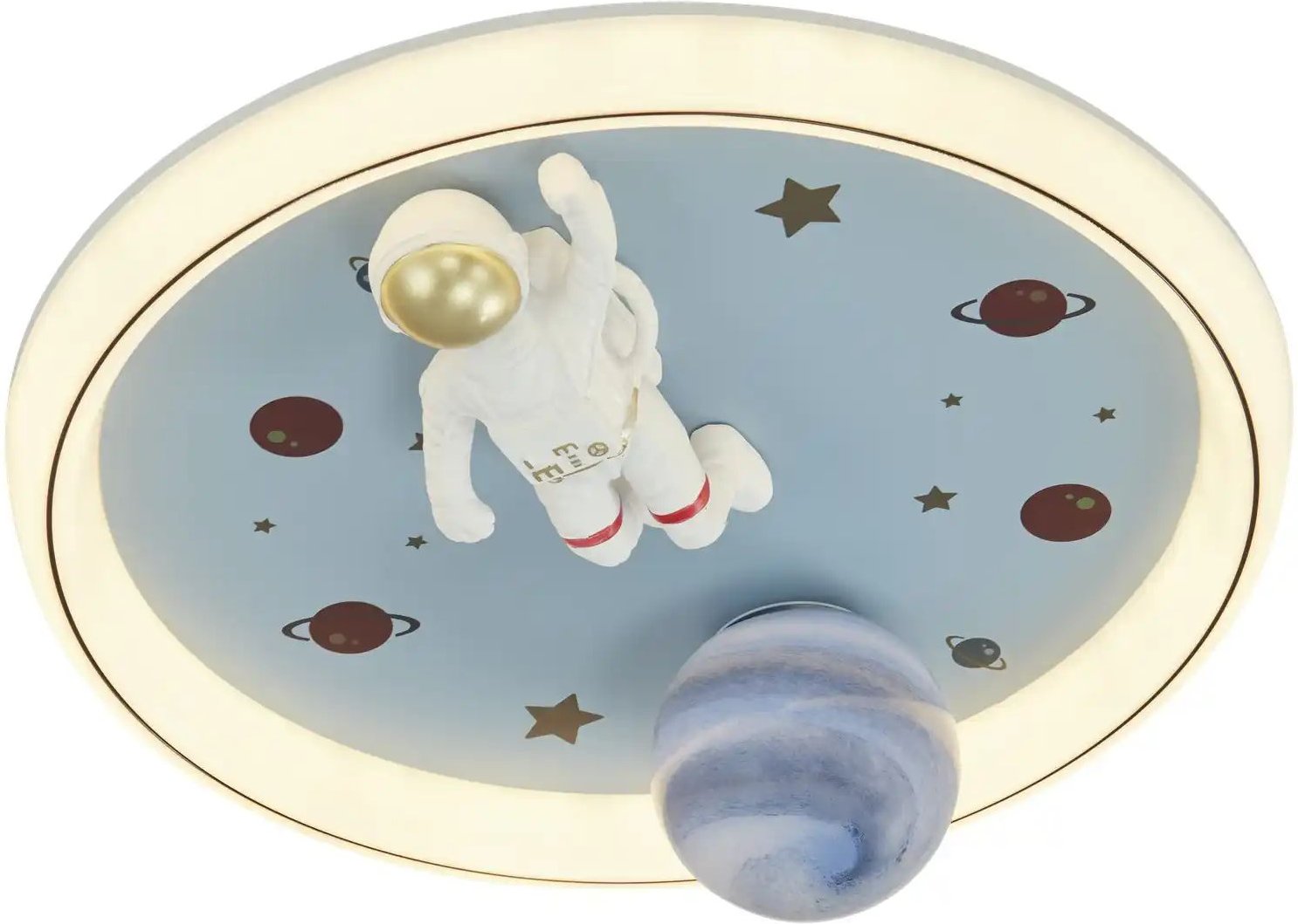 KHG Deckenleuchte ¦ blau ¦ Maße (cm): H: 6 Ø: 48 Lampen & Leuchten > Deckenleuchten - Höffner