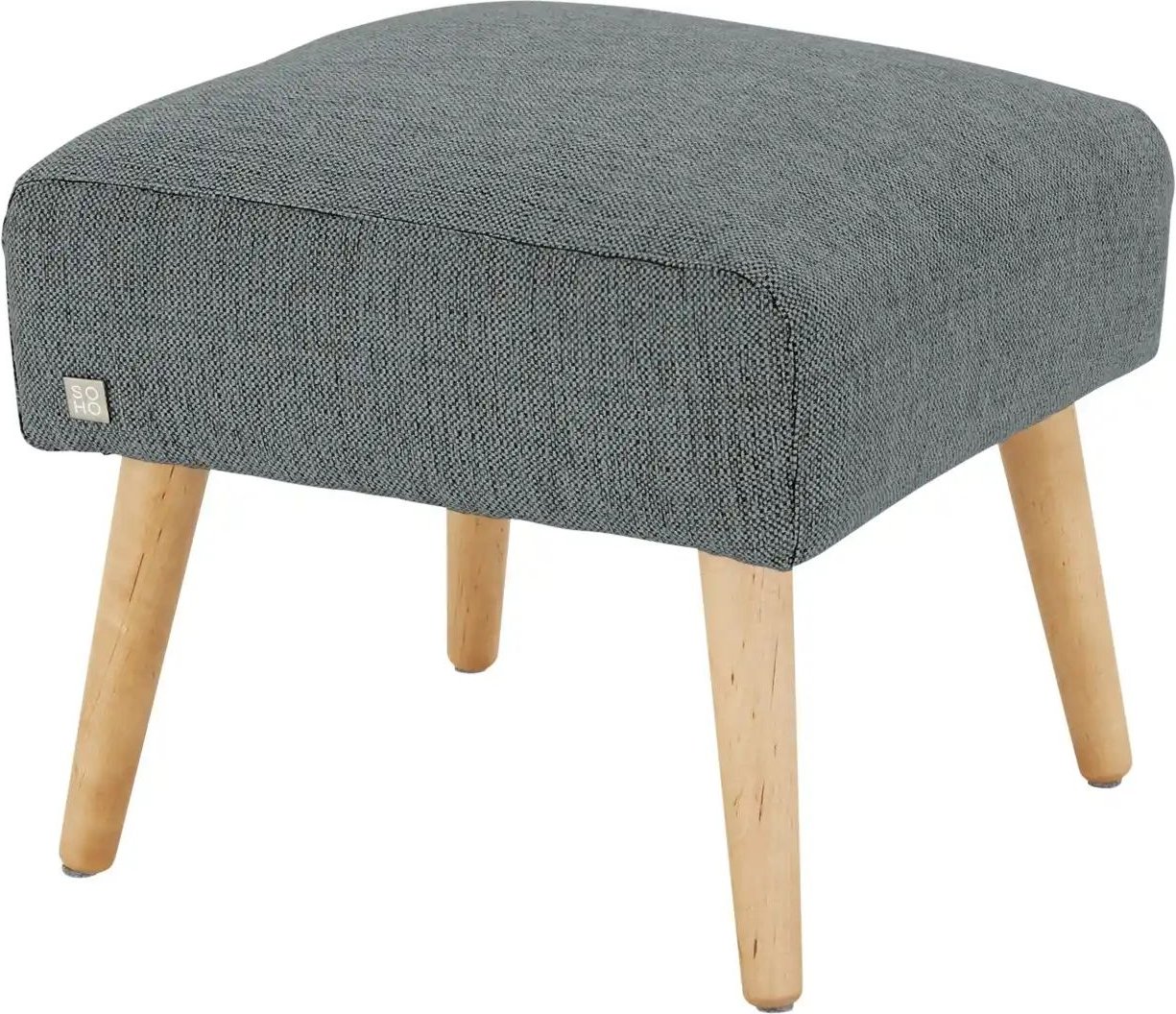 Thumbnail - SOHO Polsterhocker Jolyn ¦ grau ¦ Maße (cm): B: 49 H: 45 T: 49.0 Polstermöbel > Hocker - Höffner