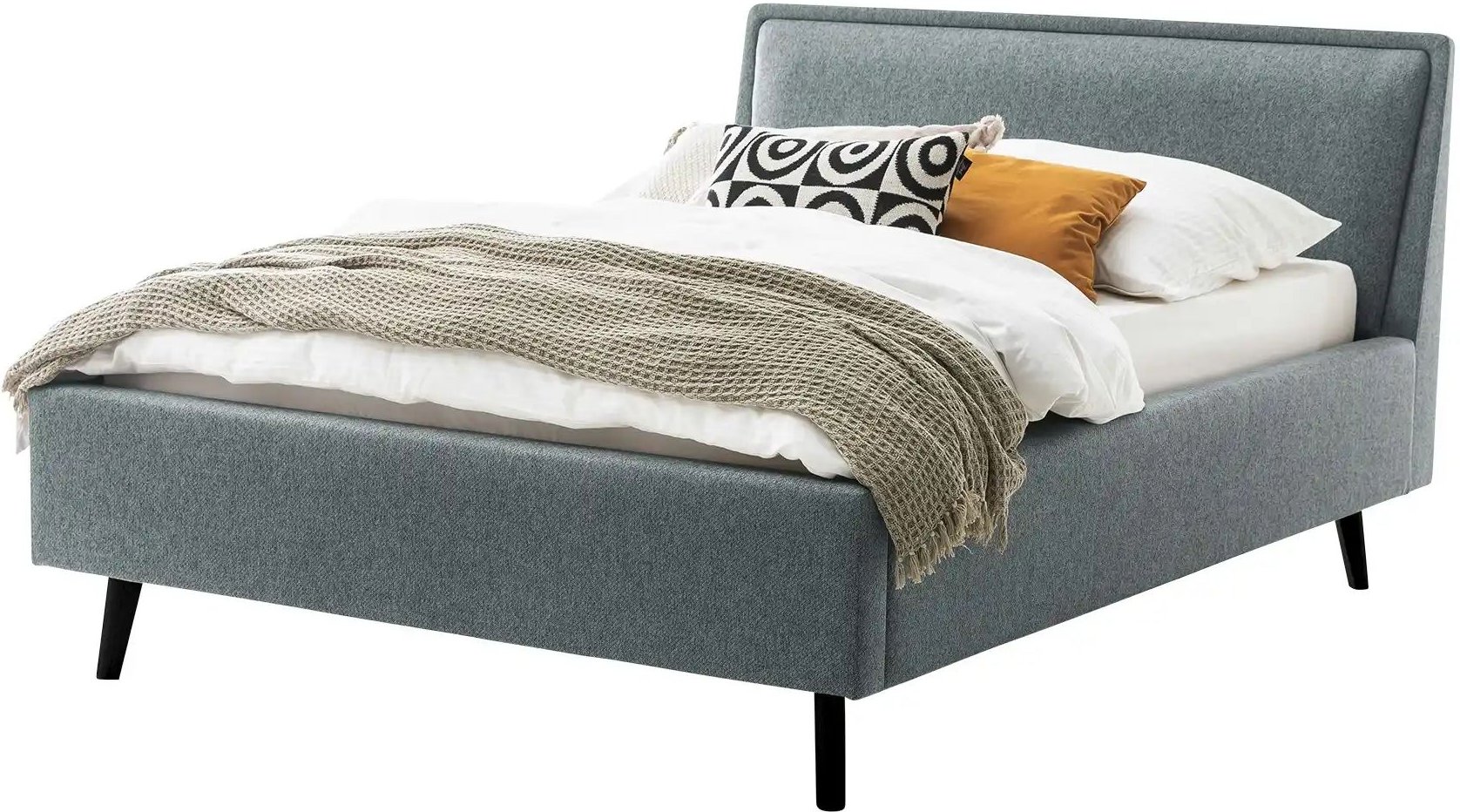 Polsterbett Fairford ¦ blau ¦ Maße (cm): B: 156 H: 105 T: 224.0 Betten > Komfortbetten - Höffner