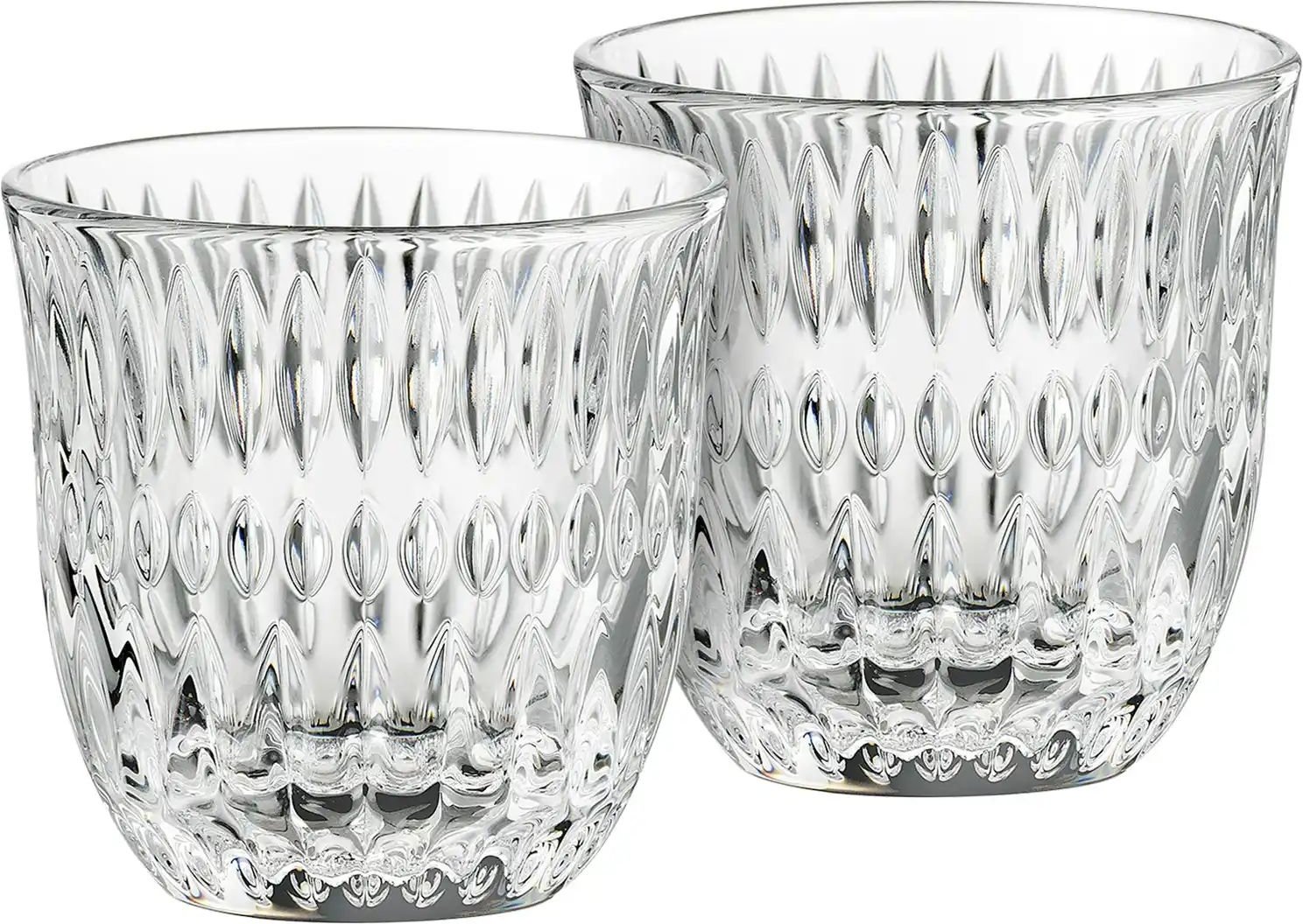 Nachtmann Espresso-Gläser 2er Set Ethno Barista ¦ transparent/klar ¦ Glas ¦ Maße (cm): B: 7 H: 8,2 T: 14.0 Gläser & Kara...