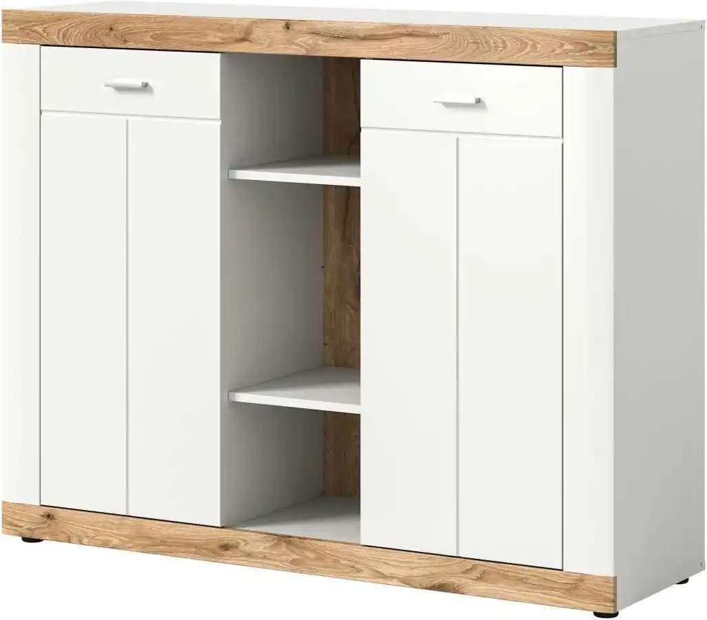 Kommode Laredo ¦ weiß ¦ Maße (cm): B: 104 H: 131 T: 40.0 Kommoden & Sideboards > Kommoden - Höffner